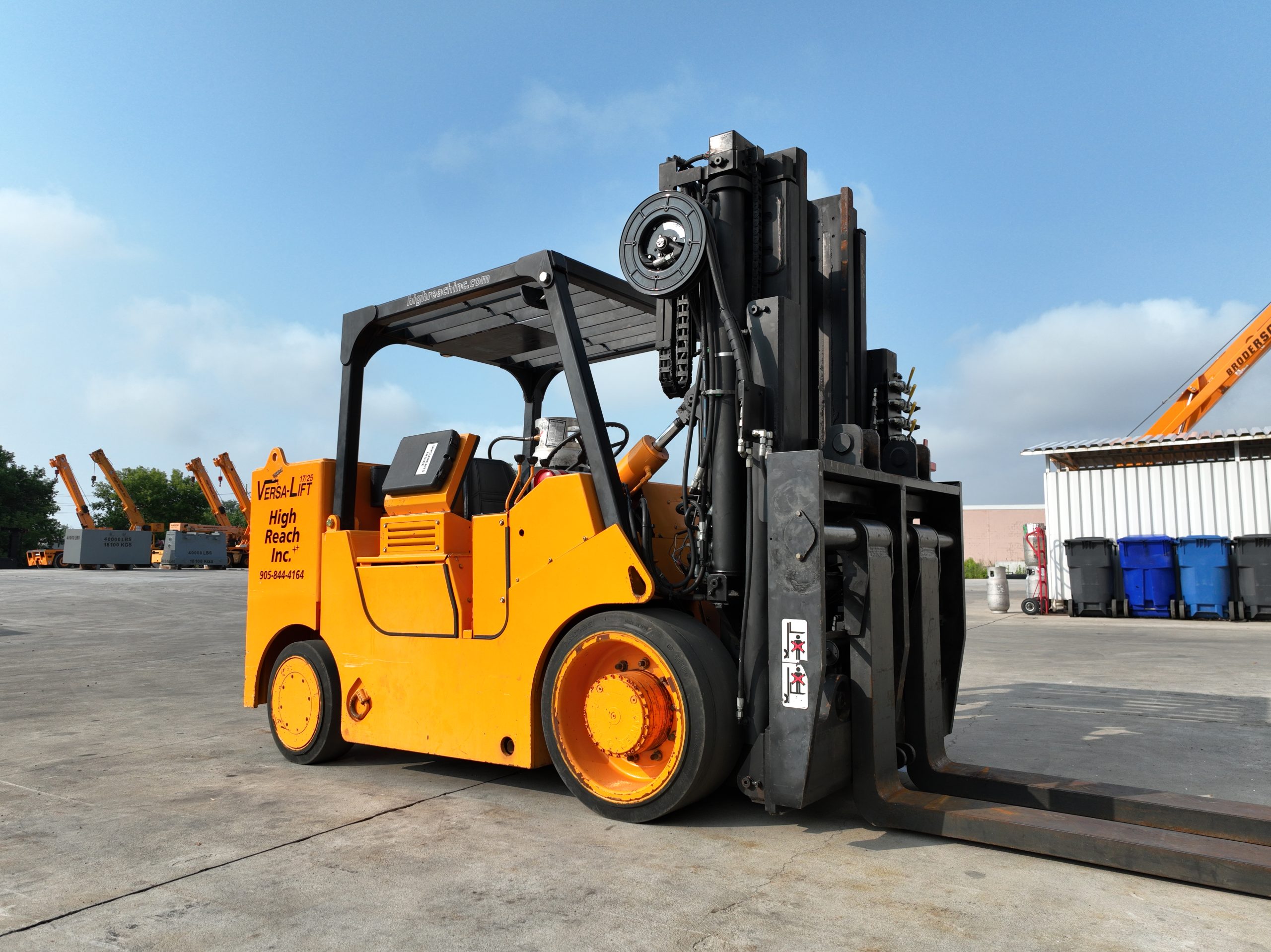 Versa-Lift 17/20 compact forklift for tight space manufacturing plant applications