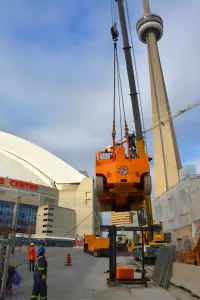 High Reach equipment at the CN Tower