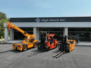 The High Reach team outside the Oakville facility
